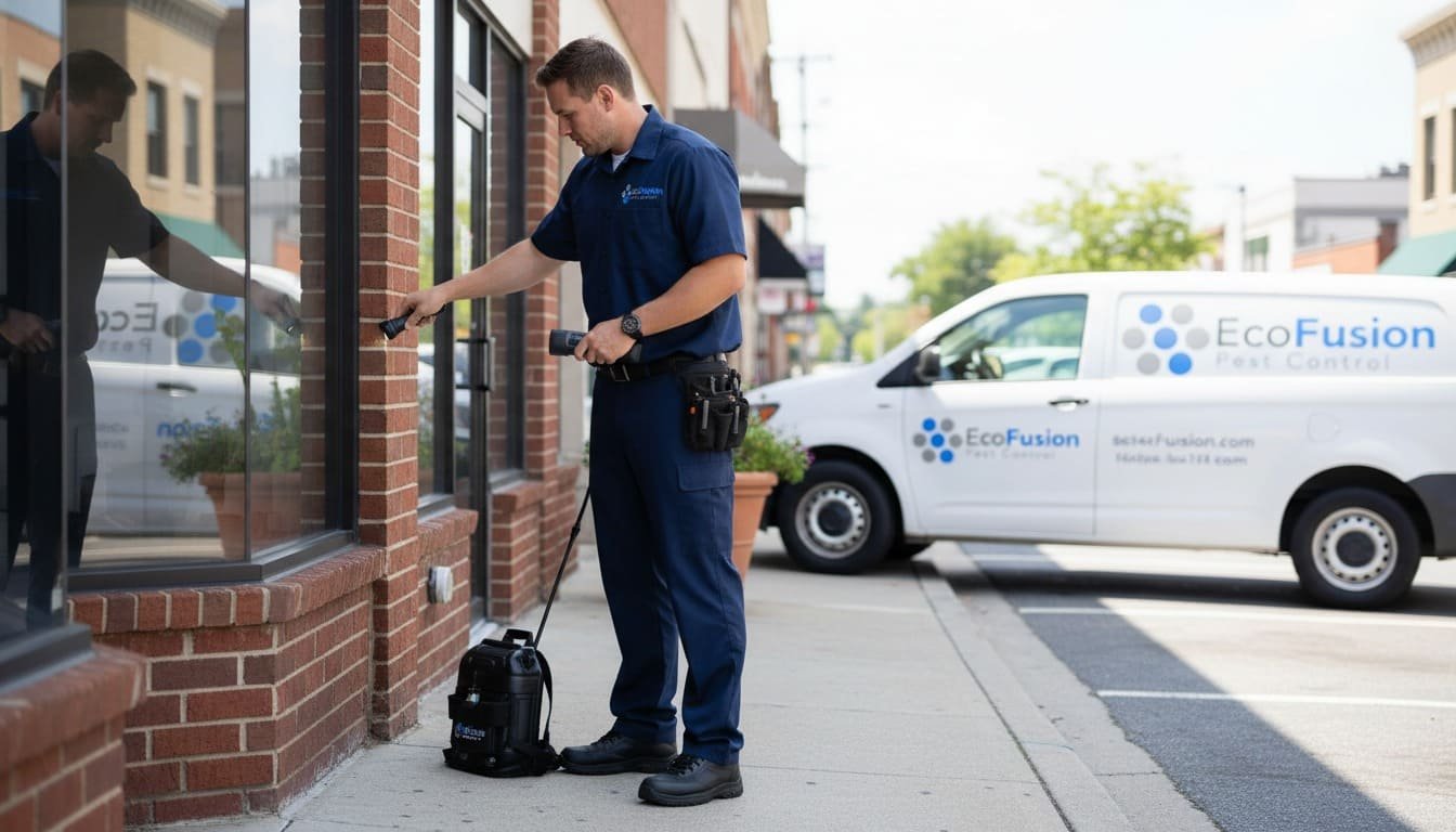 pest inspection in Cherry Hill commercial area